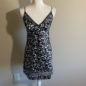 Victoria’s Secret Black and White Cherry Gown M